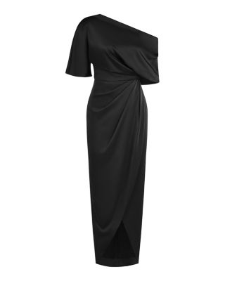 Rayna One Shoulder Draped Gown
