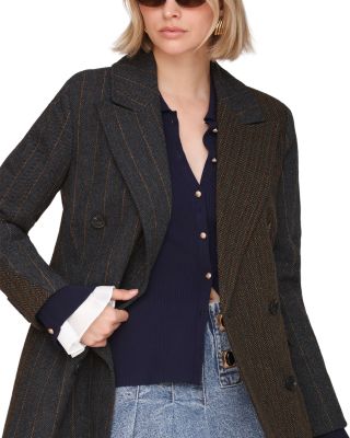 Color Blocked Short Jacket