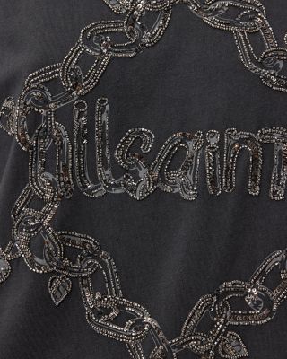 Drip Embellished Boyfriend Tee