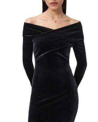 Delta Velvet Midi Dress