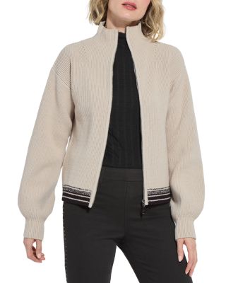 Blythe Zip Up Cozy Rib Sweater