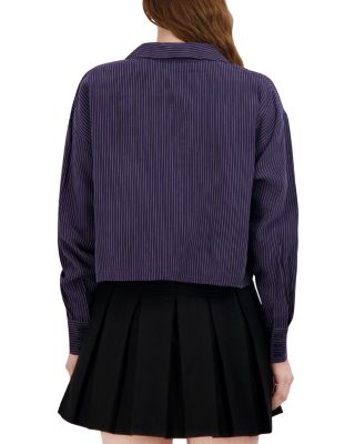 Cropped Button Up Shirt 