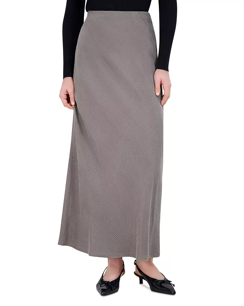 Point Brushed Straight Slip Skirt