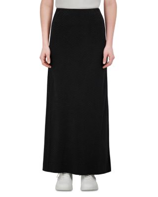 Brushed Straight Slip Skirt