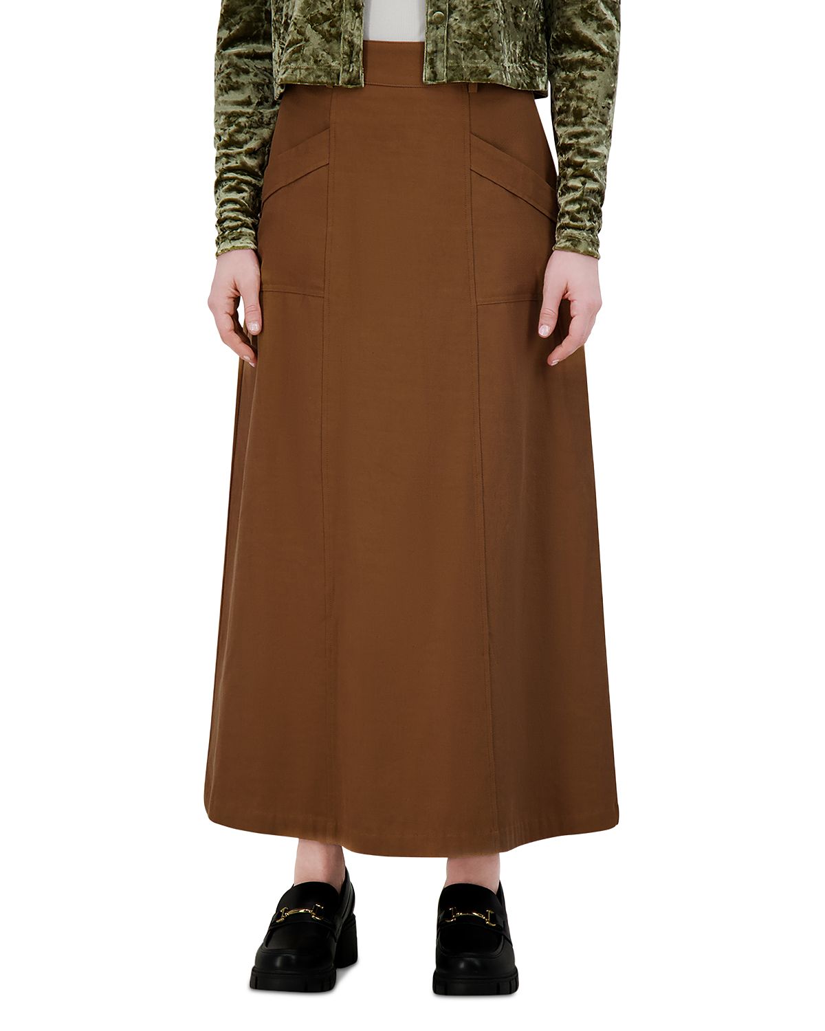 Point Twill Pocket Skirt