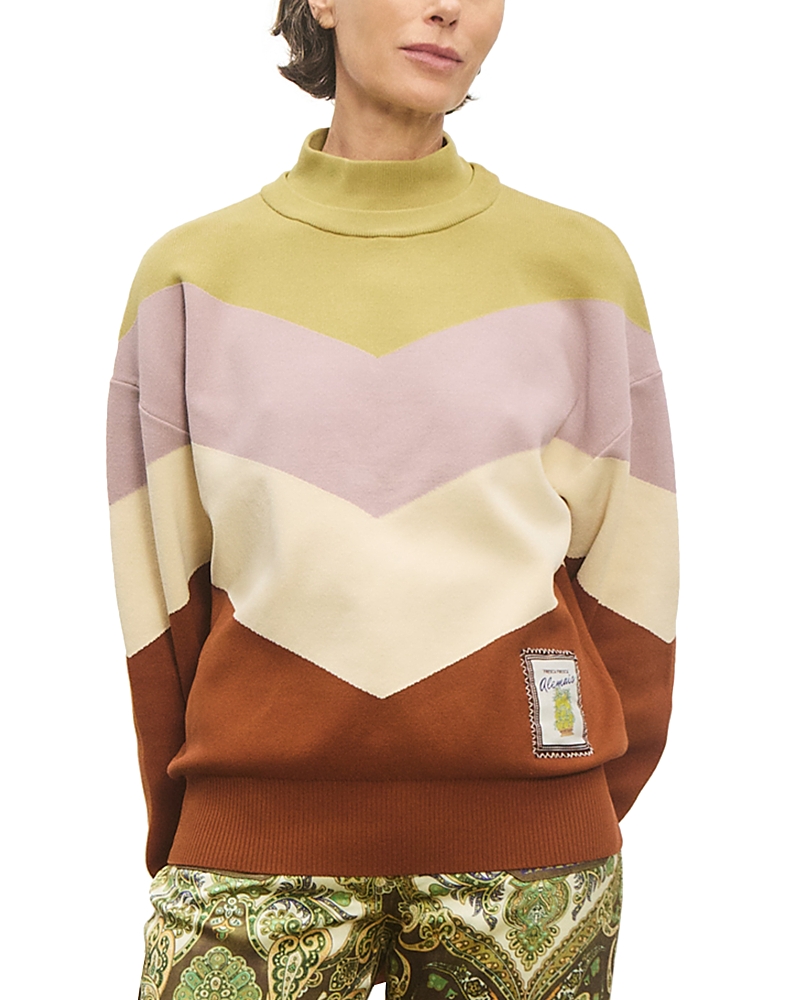 Alemais Sora Turtleneck Sweater In Multi