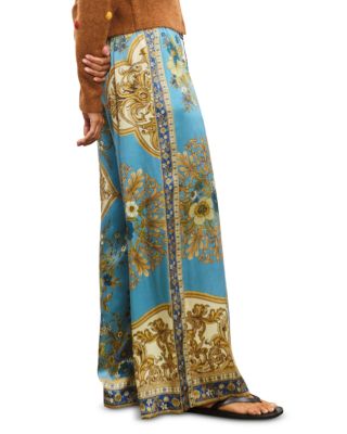 Cassie Silk Brocade Pants