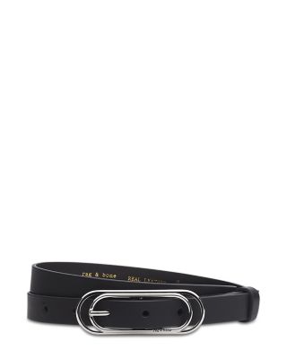 rag & bone Women's Duo Rounded Rebound Belt