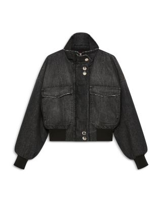 Denim Black Jacket