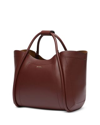 Marins Bordeaux Leather Handbag