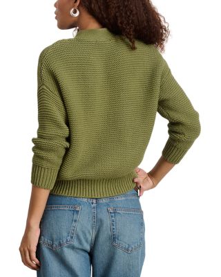 Nico Crewneck Cotton Cardigan