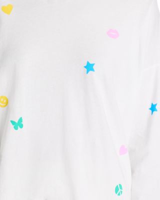 Emma Drop Shoulder Crop Tee - Exclusive