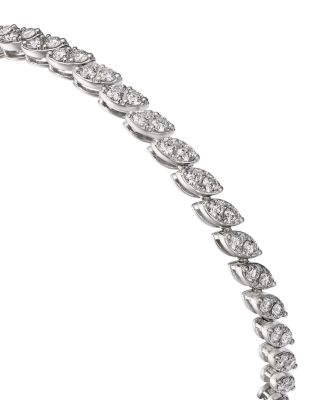18K White Gold Diamond Marquesa Bracelet