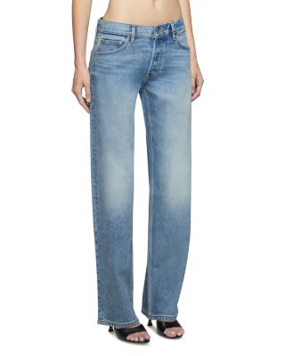 Low Rise Baggy Jeans in Luna