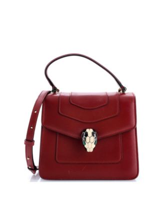 Pre-Owned Bvlgari - Small Serpenti Forever Top Handle Bag Leather