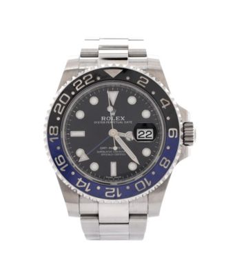 Pre-Owned Rolex - Oyster Perpetual Date GMT-Master II Batman Automatic Watch in Stainless Steel and Cerachrom 40mm