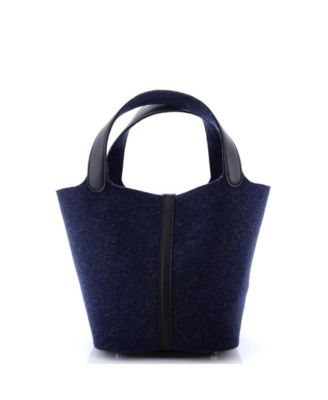MM Picotin Lock Bag Felt with Leather