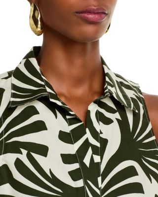 Highland Cotton Tie Front Top