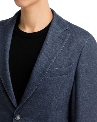 Hanry Melange Jersey Slim Fit Unstructured Sport Coat