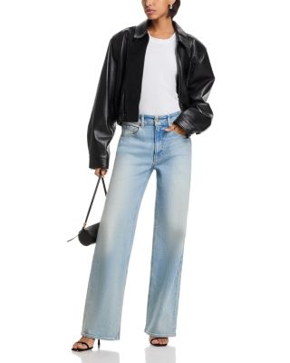 Sasha High Rise Wide Leg Jeans in Reunion Distressed