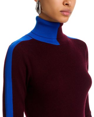 Iffort Bicolour Turtleneck Pullover Sweater