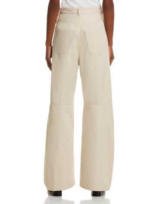 Cotton Twill Wide Pants