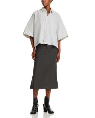 Striped Poplin Shirt