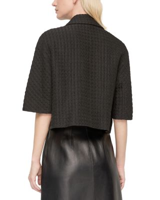 Short Sleeve Double Breasted Jacket