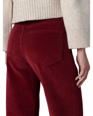 The Blake Cropped Wide Leg Jeans in Syrah