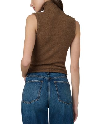 The Stevie Sleeveless Roll Neck Sweater