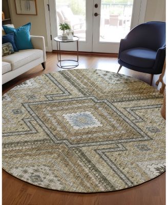 Dalyn Portico Washable PO5 Round Area Rug, 8' x 8'