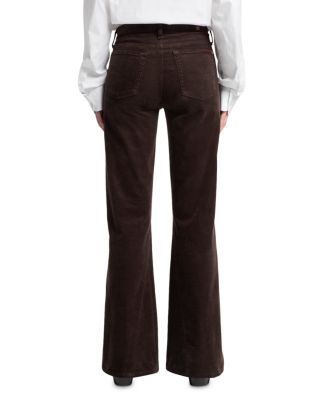 Twisted Dojo Tailorless Flare Leg Pants in Corduroy Coffee