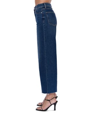 Lana Crop High Rise Ultra Wide Leg Jeans in Broadway