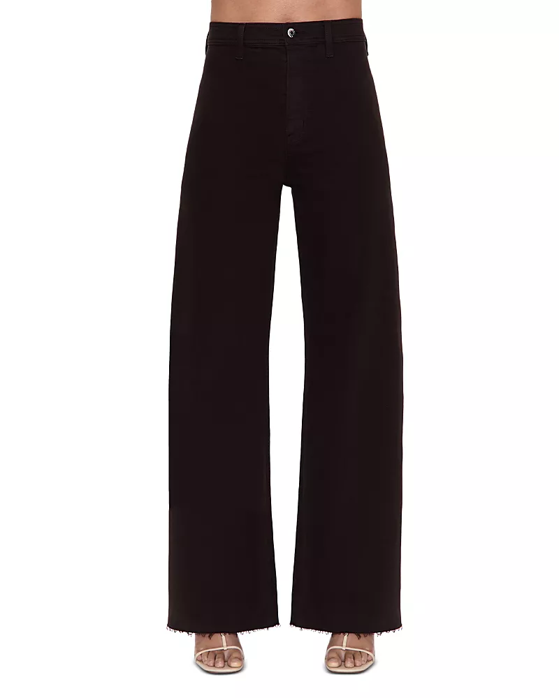 Pistola Penny High Rise Wide Leg Jeans in Mocha