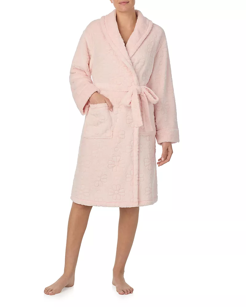 kate spade new york Long Sleeve Wrap Robe