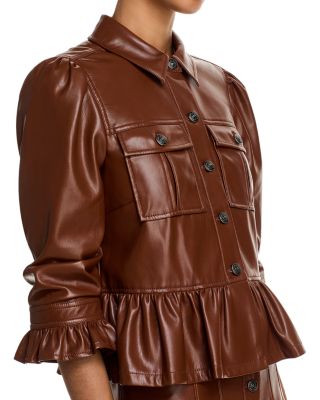 Lite Faux Leather Delanie Jacket