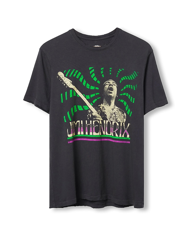 Junk Food Clothing Unisex Jimi Hendrix Sound Waves Vintage-like Tee