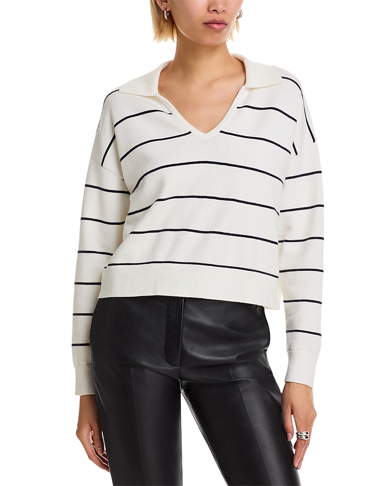 French Connection Sloane Striped Sweater In Multi