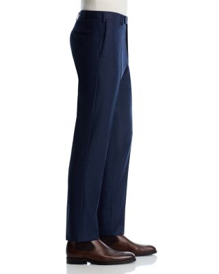 Flannel Flat Front Trousers - Exclusive