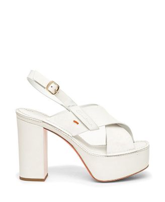 Women's Leather High-heel Sandal