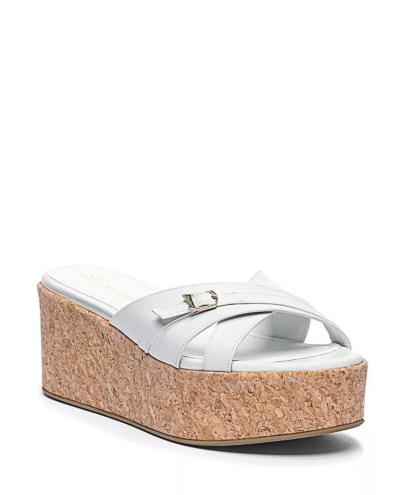 Santoni Women's Leather Wedge