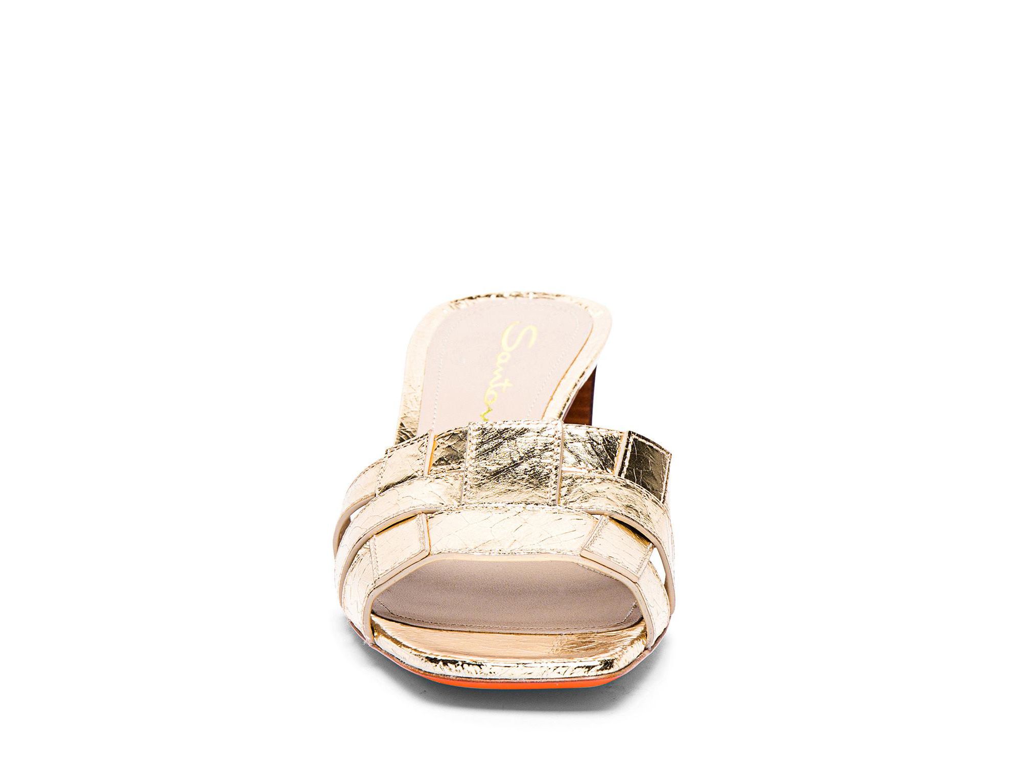 Women's Leather Mid-heel Beyond Sandals — Image 3