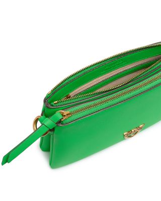 Leather Double Mini Vitello Shoulder Bag