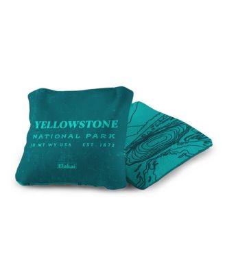 6x6 Yellowstone National Park Durasuede + Turbo Polyglide Pilot Versacraft Cornhole Bags