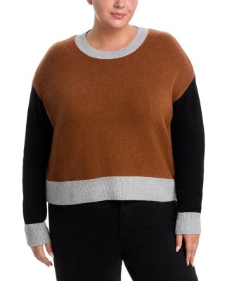 100% Cashmere Color Blocked Sweater - Exclusive