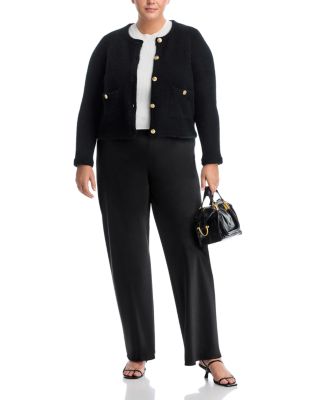 100% Cashmere Chevron Trim Cardigan - Exclusive