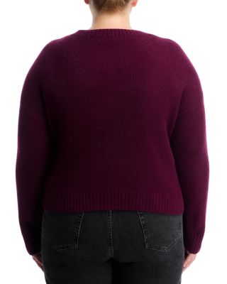 100% Cashmere Crewneck Cardigan Sweater - Exclusive