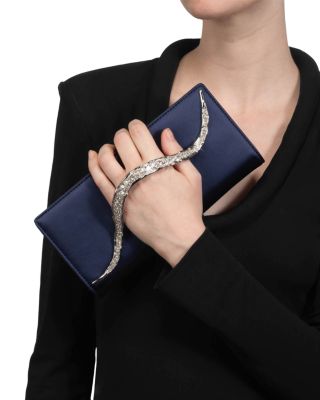 Crystal Curve Side Handle Clutch