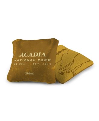 6x6 Acadia National Park Durasuede + Turbo Polyglide Pilot Versacraft Cornhole Bags