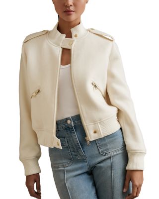 Cleo Wool Bomber Jacket